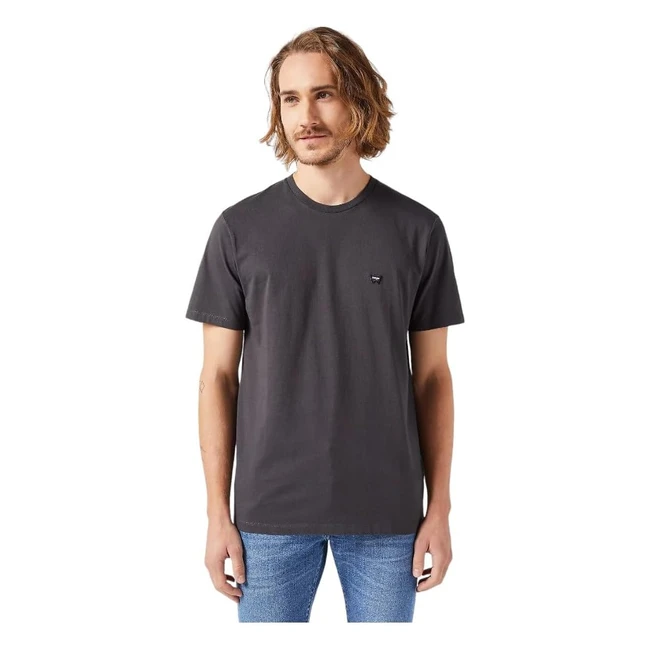 T-shirt uomo Wrangler Sign Off nero M - 10004