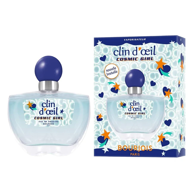 Eau de Toilette Clin Dil Cosmic Girl - Fraicheur Siderale Accord Floral - Réf.123456