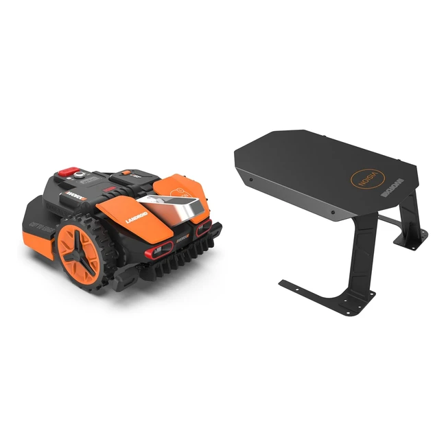 WORX Landroid Vision L1600 Mähroboter WR216E1 für Gärten bis 1600 m² - Intelligent, ohne Begrenzungskabel, mit Full HD Kamera