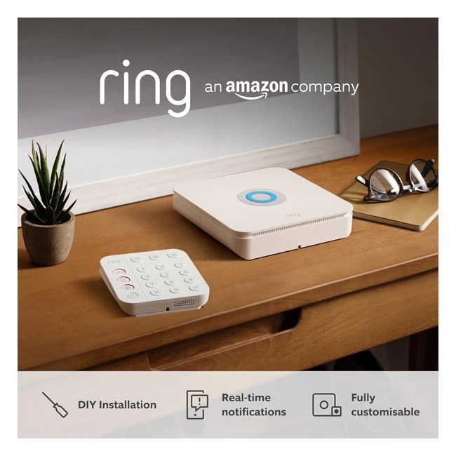 Ring Alarm Pack M by Amazon - Smart Home Security System - Works with Alexa