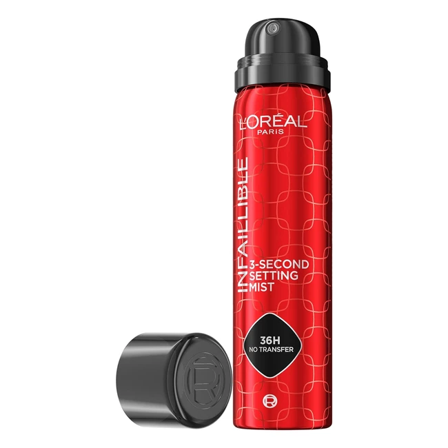 LOreal Paris Infallible 3-Second Setting Spray  Long-Lasting Fixing Spray  Li