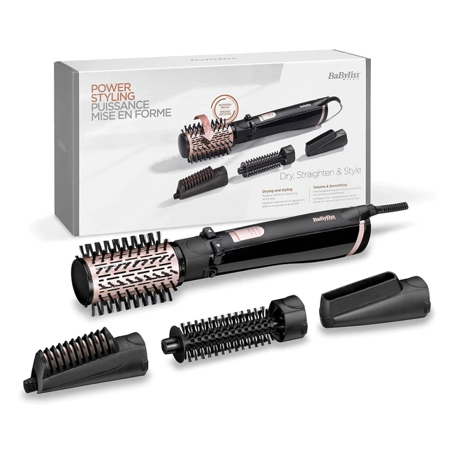 Babyliss Ensemble de Brosses Air Chaud Rotatives AS200E Brush Style Ionic