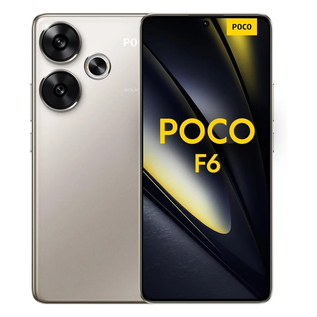 Poco F6 Smartphone 12512GB 120Hz 667 Flow AMOLED 50MP OIS DualSIM Gold