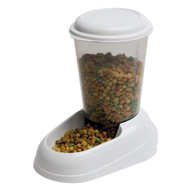 Ferplast Dry Food Dispenser 3L - Zenith Pet Feeder for Dogs  Cats