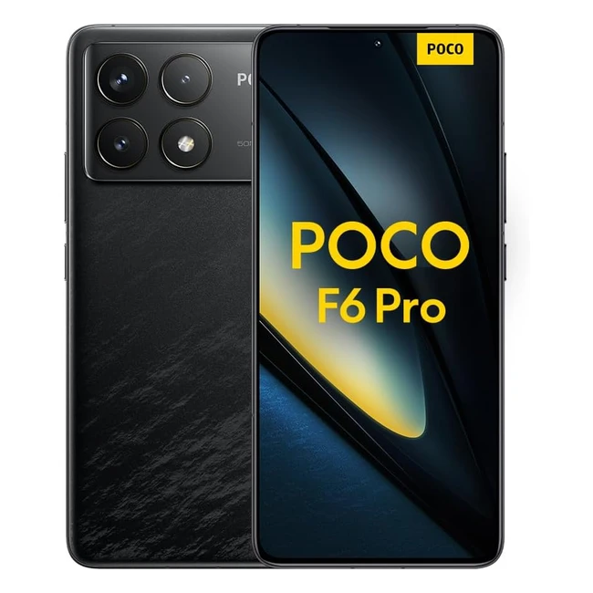 Poco F6 Pro Smartphone 12512GB 120Hz 667 WQHD AMOLED Display 50MP OIS Dreifachk