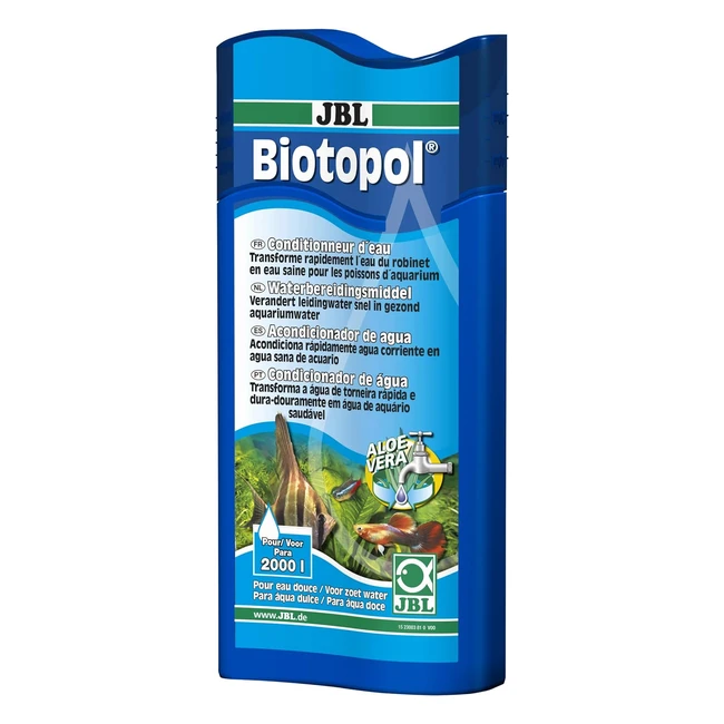 JBL Biotopol 500ml - Conditionneur deau pour aquarium - Neutralise chlore et m
