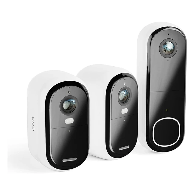 Arlo Sicherheitsstartpaket Überwachungskamera x2 Full HD Nachtsicht Bewegungsmelder Sirene Smart Home Integration