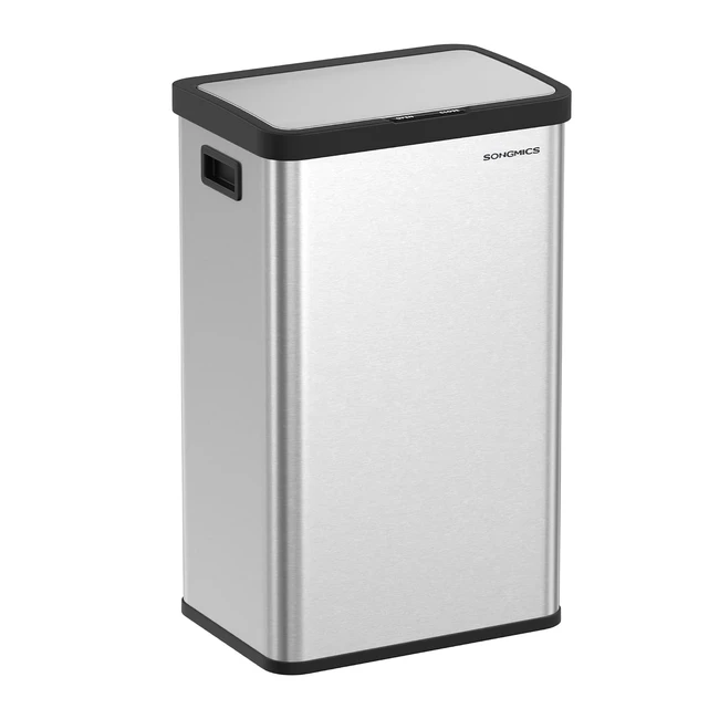 Songmics Mlleimer mit Bewegungssensor Abfalleimer Kche 68 L SoftClosedeckel 