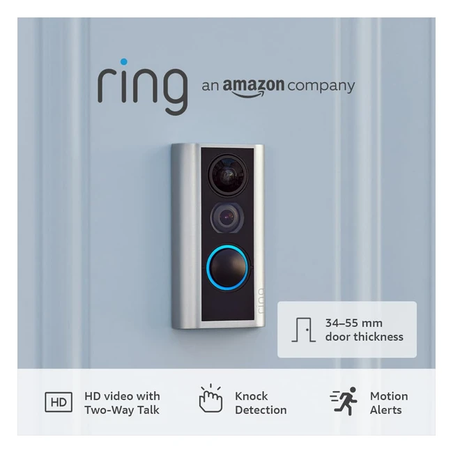 Ring Peephole Camera Door View Cam by Amazon 3455mm - Wireless Doorbell Security