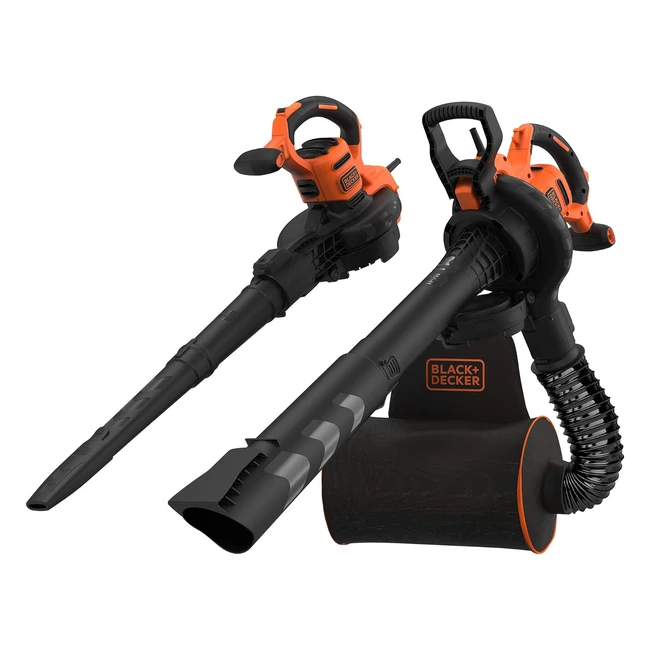 Soplador Aspirador Triturador Black+Decker BEBLV300 3000W Velocidad Variable