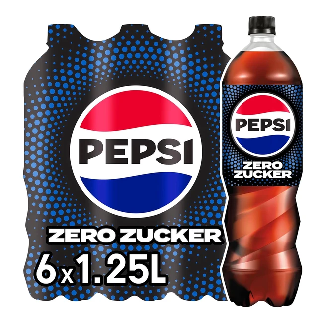 Pepsi Zero Zucker - Zuckerfreies Erfrischungsgetrnk - Kalorienfrei - Koffeinha