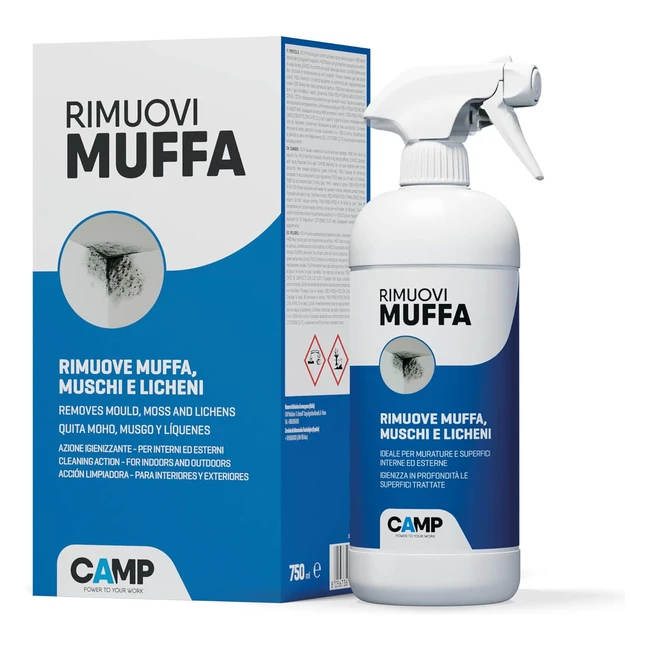 Spray Limpiador Moho Eficaz 750ml - Marca X Ref 1234 - Paredes Cocina Bao