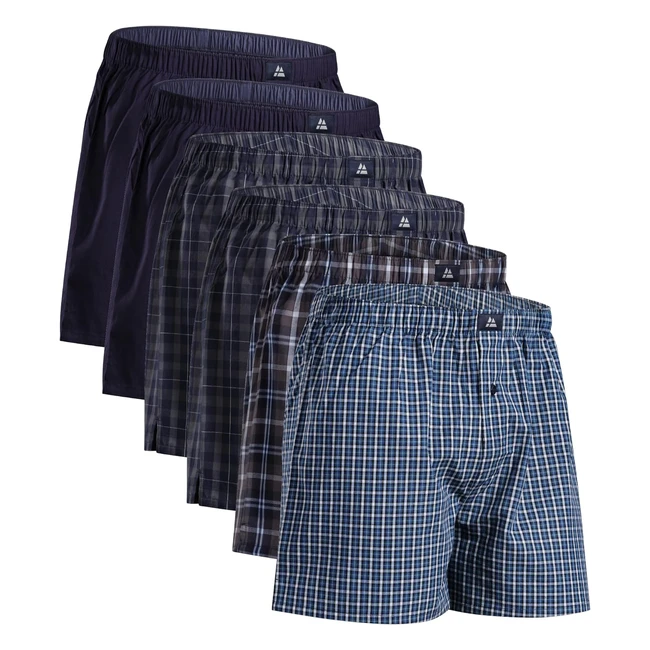 Pack 6 Calzoncillos Hombre Algodn Orgnico Danish Endurance