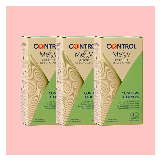 Control Mev Condom Mix - Cofanetto 30 Profilattici Extra Lubrificati Aloe Vera