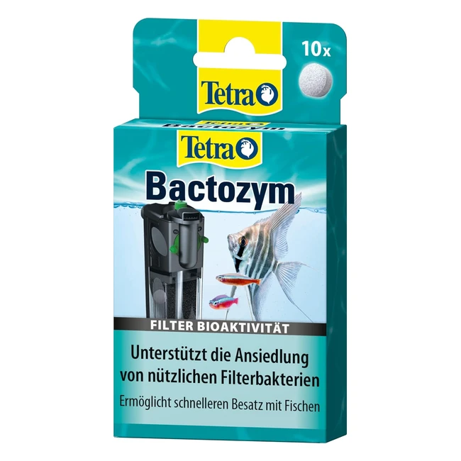 Tetra Bactozym - Bioaktivitt im Aquarium - 10 Kapseln - Fr schnelle Filterreinig