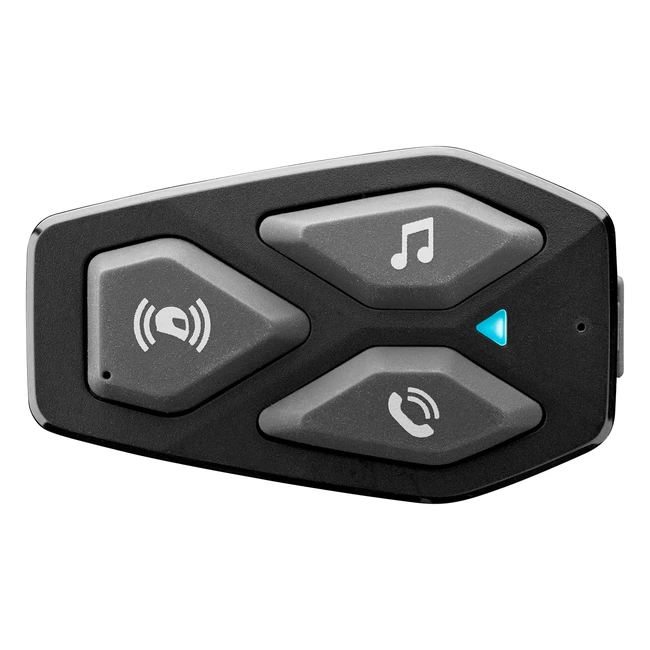 Interphone COM3HD Singolo - Auricolare Moto Bluetooth 51 - HD 40mm - Distanza 50