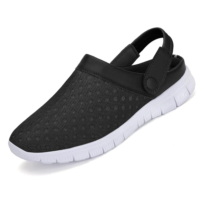 Zapatillas de playa Saguaro unisex - Transpirables y ahuecadas - Negro 44