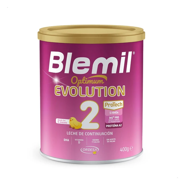 Blemil 2 Optimum Evolution 400g - Leche de continuación en polvo para bebé desde 6 meses