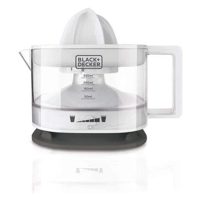 Exprimidor BlackDecker BXCJ25E 25W 350ml Plstico Blanco - Libre de BPA