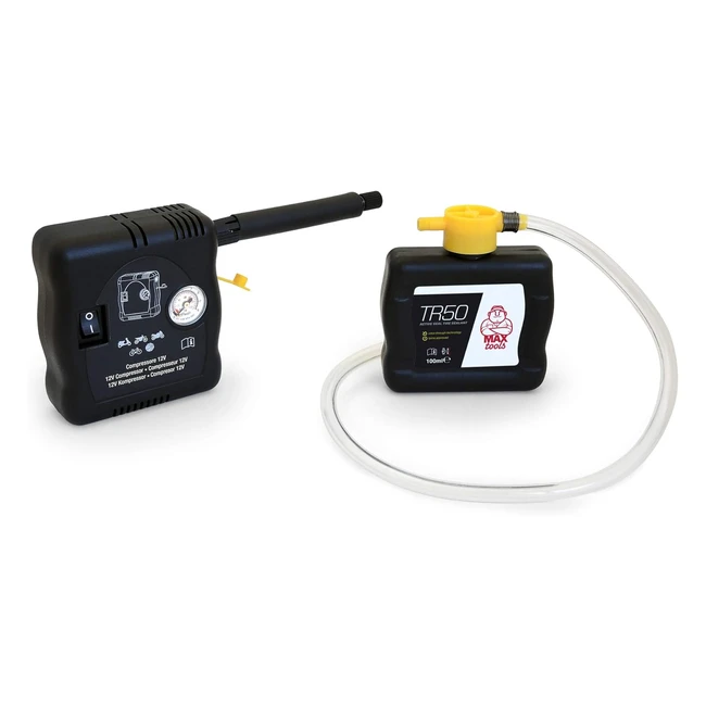 Kit Riparazione Pneumatici Moto Scooter Bici MAXTOOLS TR50 Ultraleggero 650g