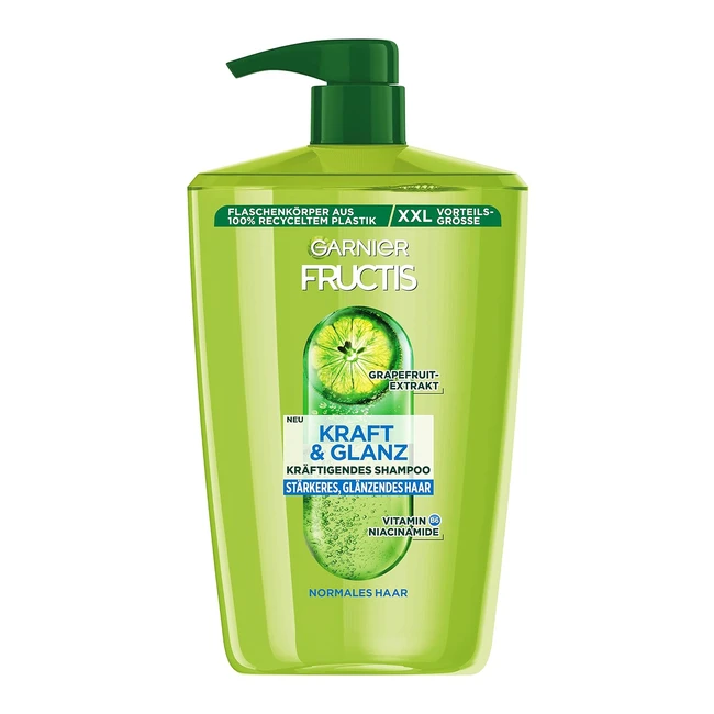Garnier Fructis Strength  Shine Shampoo XXL - Strkt  belebt das Haar - 1000 