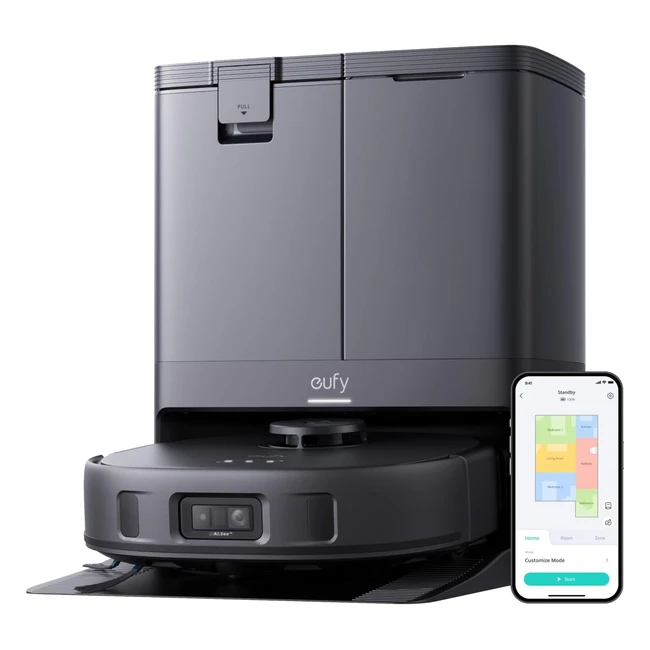 eufy x10 pro omni Saugroboter mit Wischfunktion und Absaugstation 8000Pa Autoabsaugen 2 Autoliftmopp