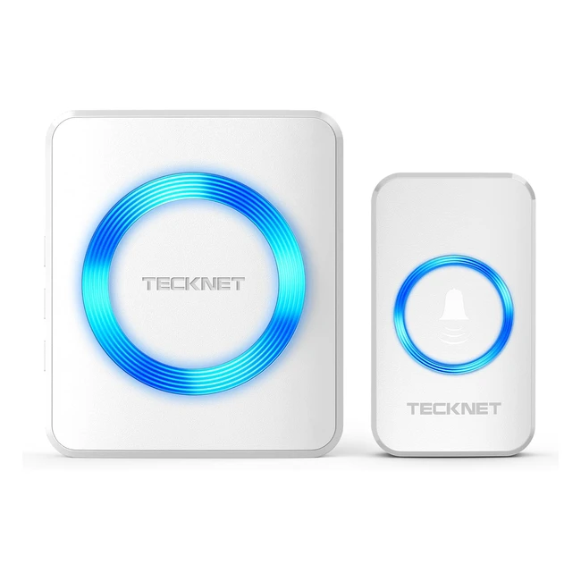 Campanello Wireless Tecknet Impermeabile 400m 60 Melodie