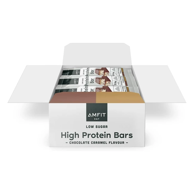 Barrette Proteiche Amfit Nutrition Gusto Cioccolato e Caramello 720g - Confezion