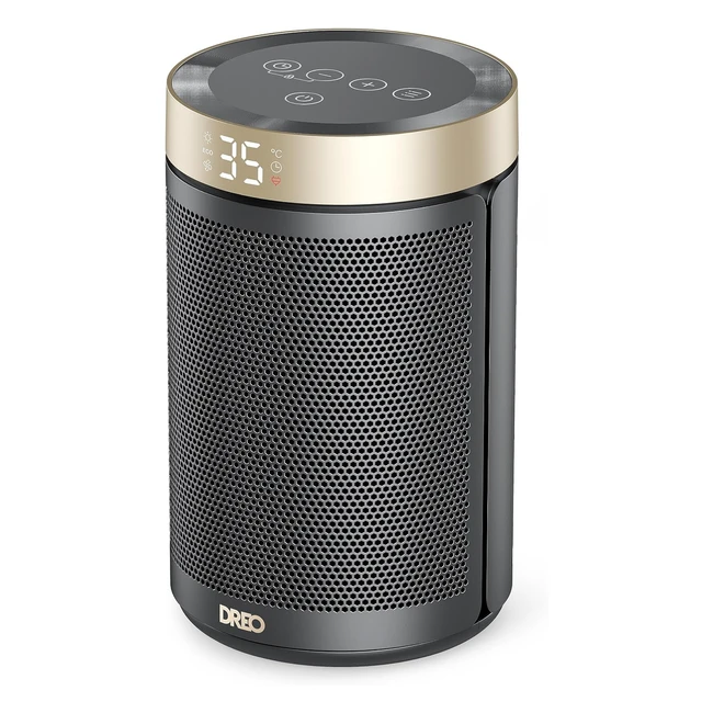 Calefactor Cerámico Dreo PTC 1500W Termostato Temporizador 12h Modo Eco Ventilador
