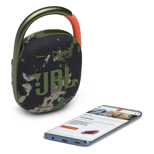 JBL Clip 4 Bluetooth Lautsprecher in Camouflage wasserdicht tragbarer Musiklauts