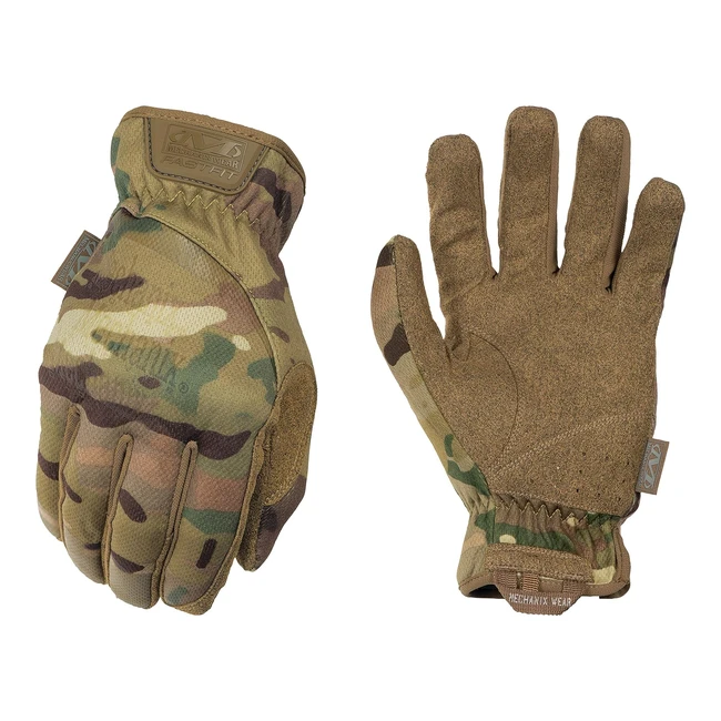 Guantes Mechanix Wear Multicam FastFit Grande - Ref 12345 - Transpirables y con