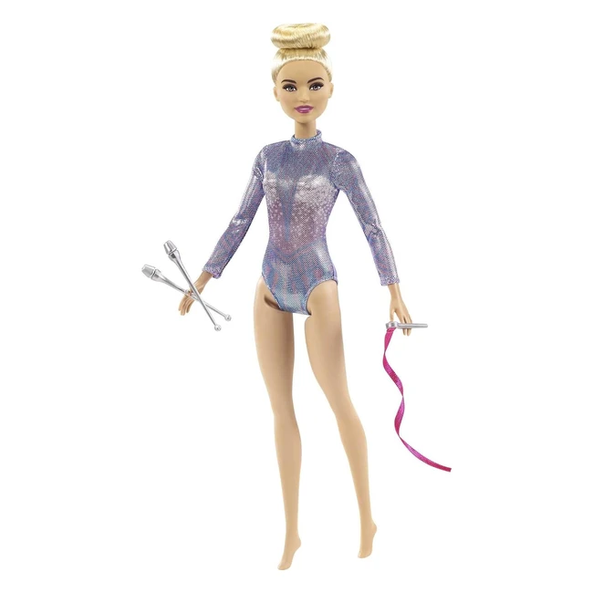 Barbie Gimnasta Rtmica Mattel GTN65 - Mueca Rubia 3 Aos
