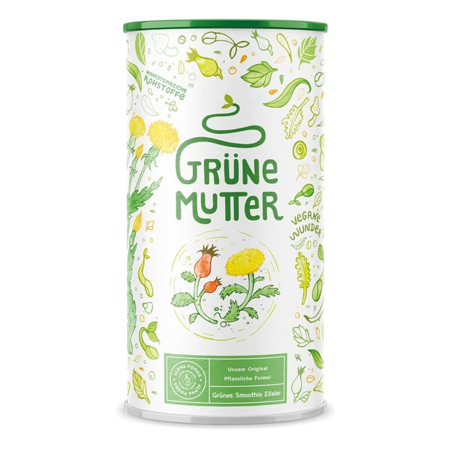 Green Mother Smoothie Powder - Original Superfood Formula - Wheat Grass Nettle M