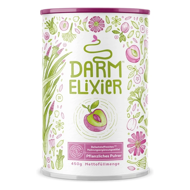Darmelixier Psyllium Inulin Fenchel Pektin Klettenfrucht Lakritz ohne Zusatzstof