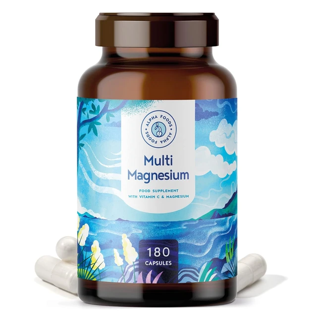 Bioaktives Magnesium Supremo - 180 Kapseln, 2140mg - Multimagnesium