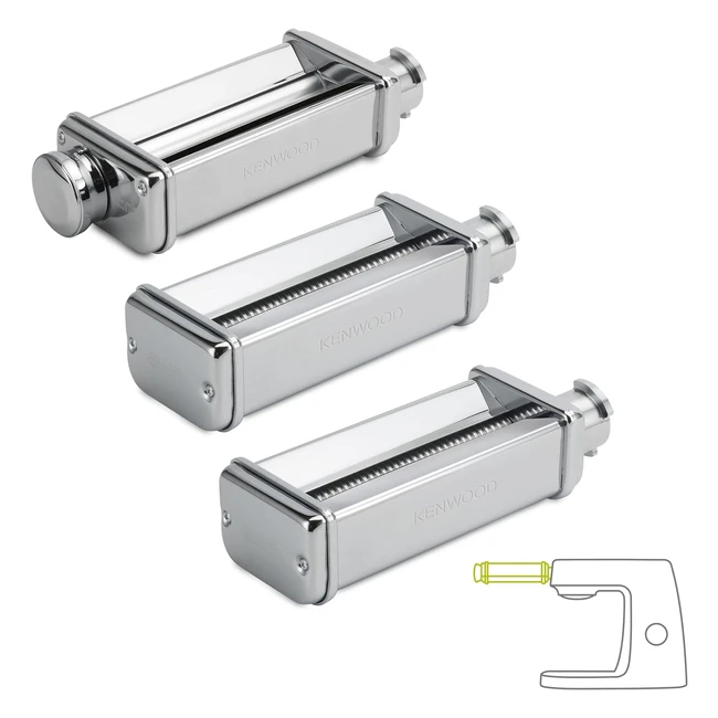 Kenwood Max 980ME Pasta Set - Lasagne Roller Fettuccine  Spaghetti Inserts - Si