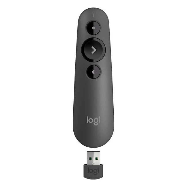 Logitech R500S Laser Presenter Bluetooth USB Clicker - Universal Compatibility 2