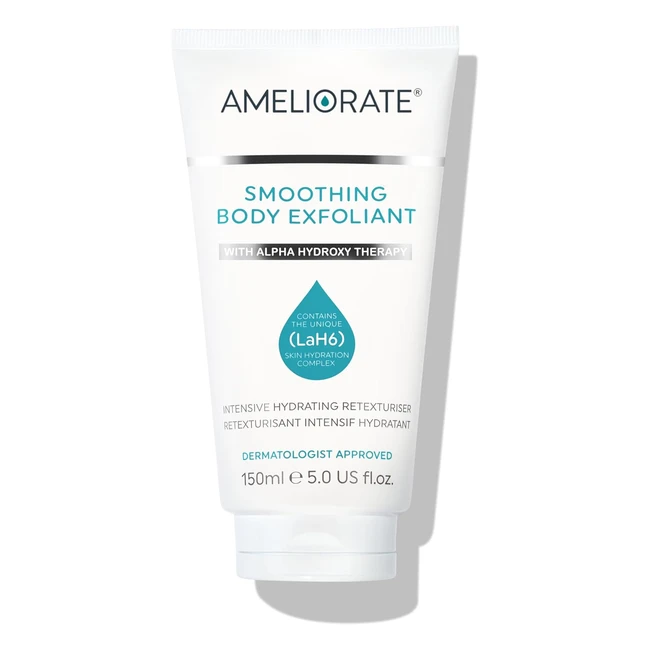 Ameliorate Smoothing Body Exfoliant 150ml - KP Normal & Dry Skin - Lasting Hydration - Dermatologist Approved