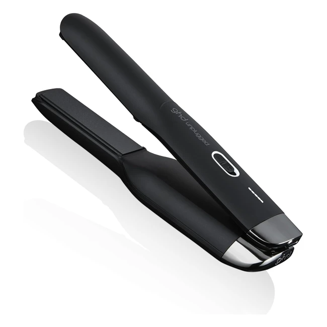 ghd Unplugged Cordless Hair Styler Black  Portable Travel Straightener  Top Up