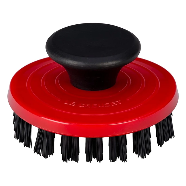 Le Creuset Grill Brush Plastic Cerise 93010200060000 - Ergonomic Design Flexibl