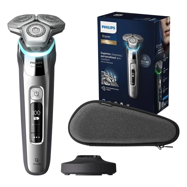 Philips Shaver S9000 - Rasoio Elettrico Wet Dry Uomo - Lift Cut - Skiniq - Rifin