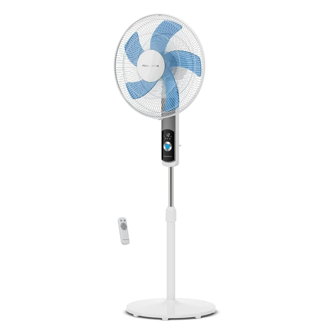 Ventilatore a Piantana Rowenta Turbo Silence - Potente e Silenzioso - 12 Velocit
