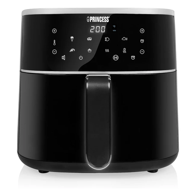 Friggitrice Princess Aerofryer Digitale 6L Touchscreen LED 1500W - Cottura Salut