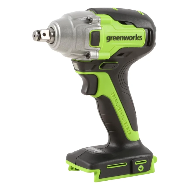 Bullonatrice a Impulsi Greenworks GD24IW400 24V Brushless 400Nm - Leggera e Potente