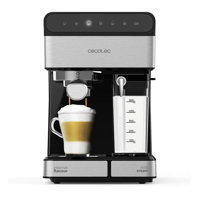 Cecotec Macchina Caff Instantccino 20 Touch Serie Nera 1350W 20 Bar - Finitura