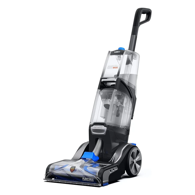 Vax Platinum Smartwash Carpet Cleaner CDCWSWXS Charcoalblue 35L 1200W Kills 99 