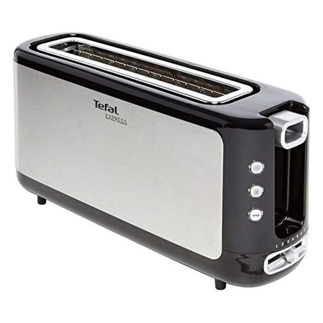 Grille-pain express Tefal TL365ETR Inox Noir W1000 7 positions