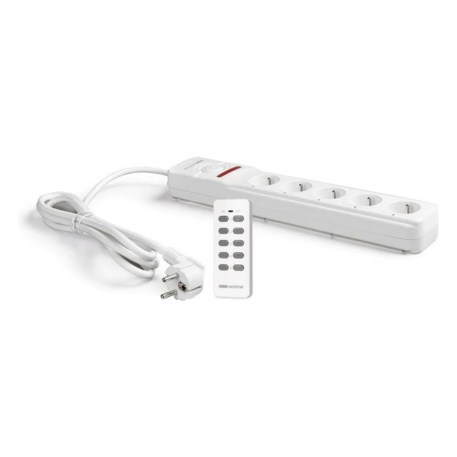 Regleta ControlPower Strip X5 con Mando a Distancia - Ahorra Energa - 5 Enchuf