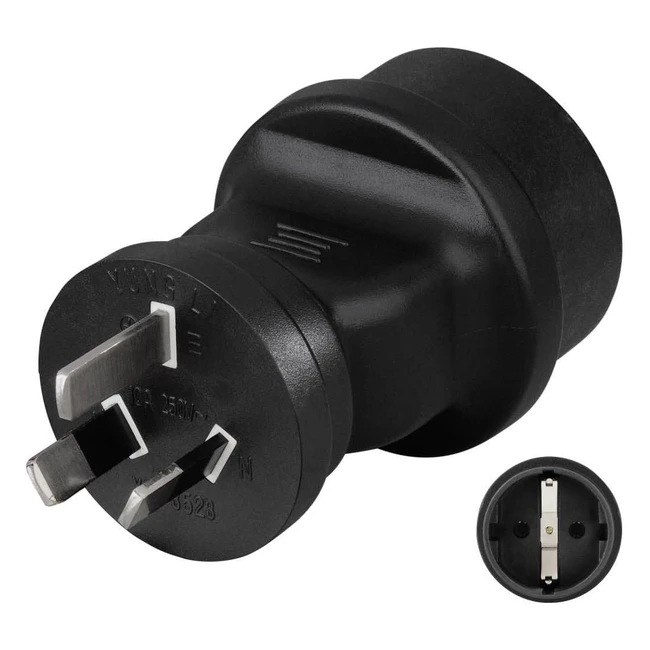 Adattatore da viaggio Hama CineseAustraliana Schuko - Codice 108882