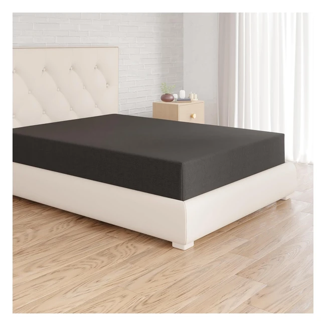 Lenzuolo Angoli Microfibra Nero 90x190x30 cm Amazon Basics